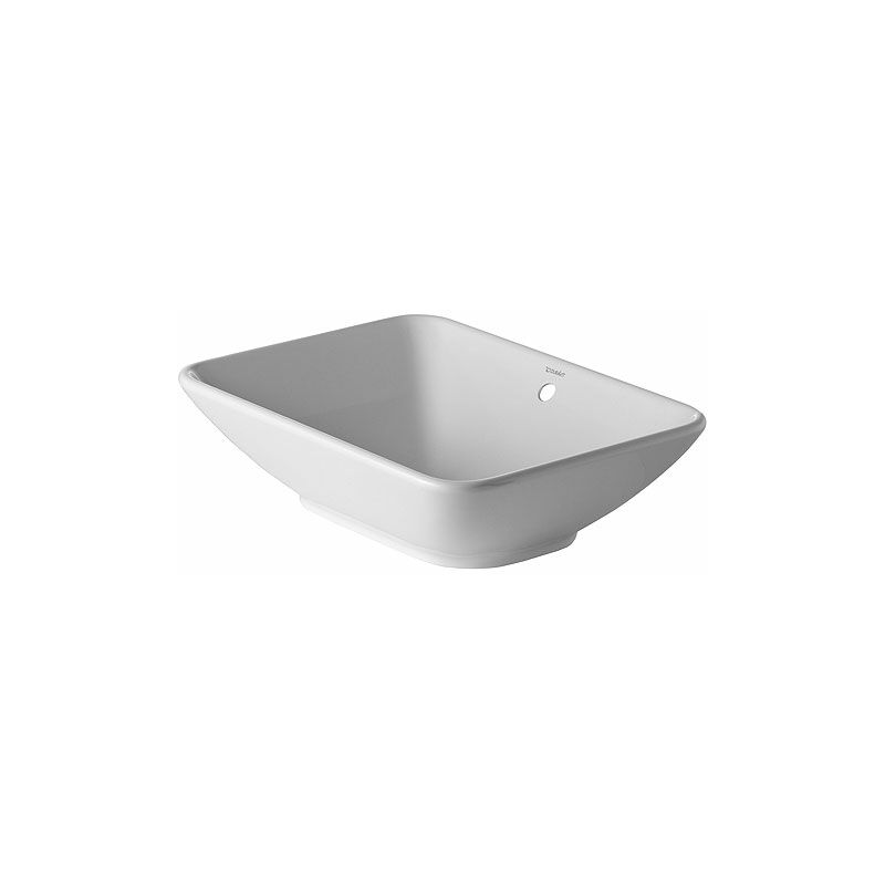 

Duravit ME by Starck Bacino Lavabo sobrepuesto, sin agujero para grifo, con rebosadero, 550 mm, sin banco para grifo, color: Blanco con Wondergliss