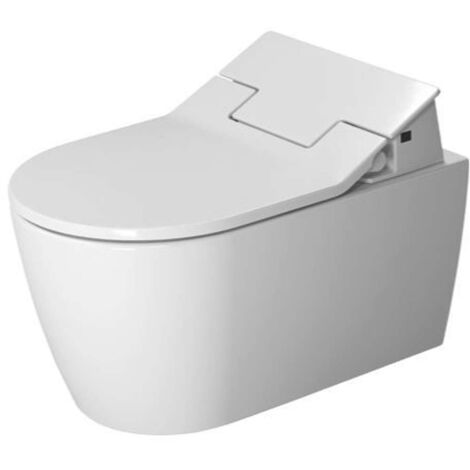 Duravit ME by Starck - Dusch-WC-Sitz SensoWash Slim mit WC-Keramik, Rimless, SoftClose, Alpinweiß 631000002004300