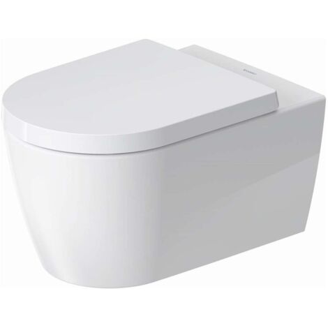 Duravit ME by Starck - Inodoro suspendido con HygieneFlush, Rimless, HygieneGlaze, blanco 2579092000