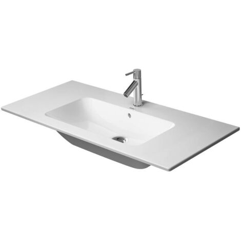 Duravit ME by Starck lavabo da arredo con rubinetto troppopieno 1030x490mm 1 foro bianco