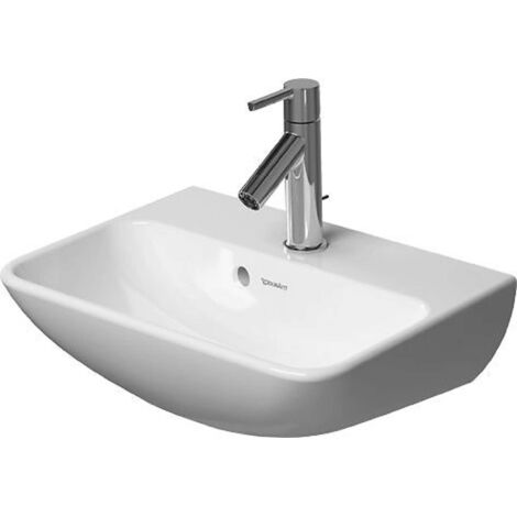 Duravit ME by Starck - Lavamanos 45x32 cm, con 1 orificio para grifería, blanco alpino 0719450000