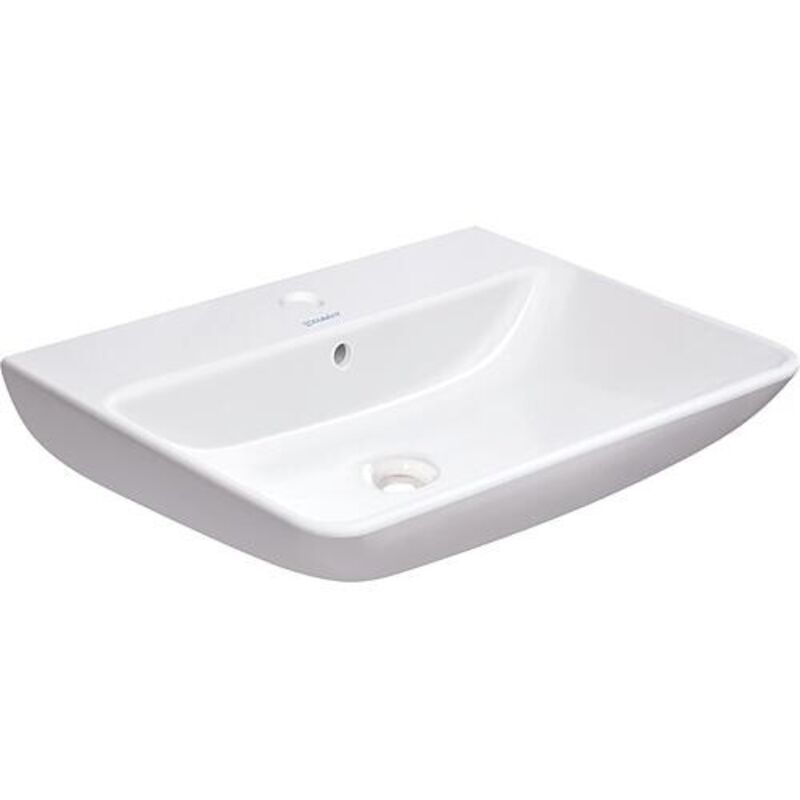 Duravit - me by Starck - Lavabo 650x490 mm, avec un trou pour robinet, blanc alpin 2335650000