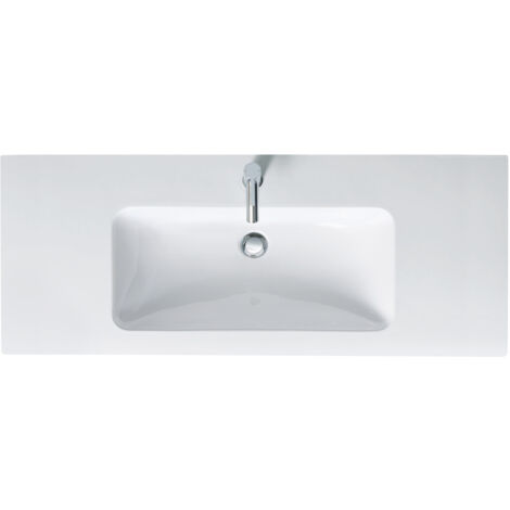 Duravit ME by Starck - Meuble-lavabo 123x49 cm, avec un trou pour robinet, blanc alpin 2336120000