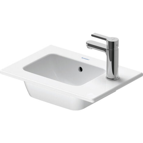 Duravit ME by Starck Meubles lave-mains, 1 trou de coulée, avec