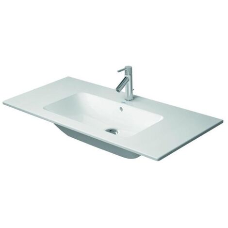 Duravit ME by Starck Möbelwaschtisch, 1 Hahnloch, Überlauf, mit