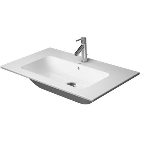 Duravit ME by Starck Möbelwaschtisch, 1 Hahnloch,  Überlauf, mit