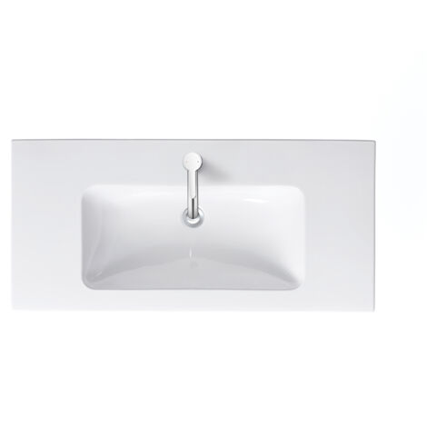 Duravit ME by Starck - Möbelwaschtisch 103x49 cm, mit 1 Hahnloch, Alpinweiß 2336100000