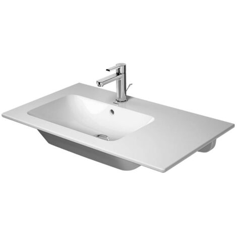 Duravit ME by Starck Möbelwaschtisch 83 cm, 1 Hahnloch, mit