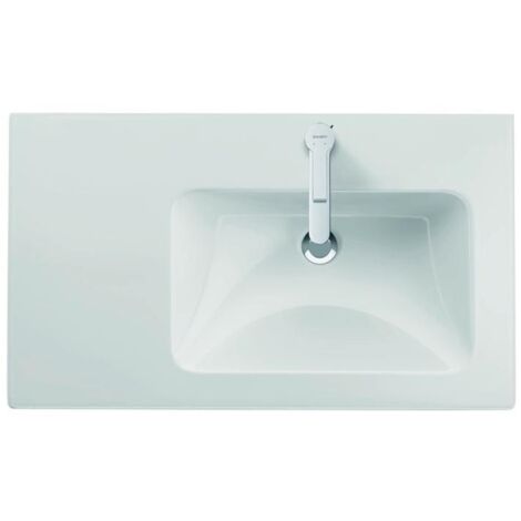Duravit ME by Starck Möbelwaschtisch 83 cm, 1 Hahnloch, mit