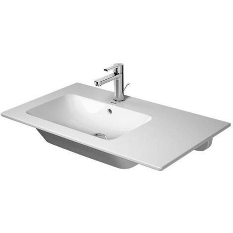 Duravit ME by Starck Möbelwaschtisch 83 cm, ohne Hahnloch, mit