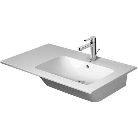 Duravit ME by Starck Möbelwaschtisch 83 cm, ohne Hahnloch, mit