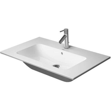 Duravit ME by Starck mueble lavabo con plato rebosadero 830x490mm 1 orificio para grifería blanco