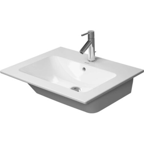 Duravit ME by Starck mueble lavabo con rebosadero 630x490mm 1 orificio para grifería blanco