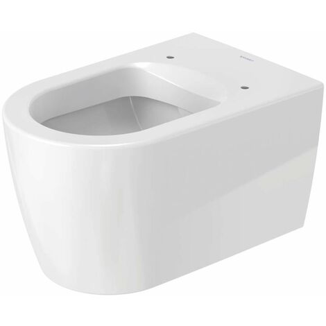 WC à suspension murale Duravit ME by Starck, lavable, Durafix inclus, 4,5 L, 370 x 570 mm, Coloris: Couleur intérieure blanche, couleur extérieure blanche, avec Wondergliss - 25280900001