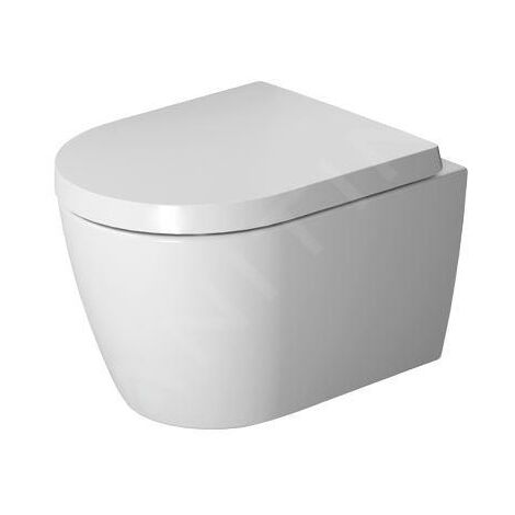 Duravit ME by Starck - WC suspendu Compact, Rimless, avec HygieneGlaze, blanc / blanc mat 2530099000