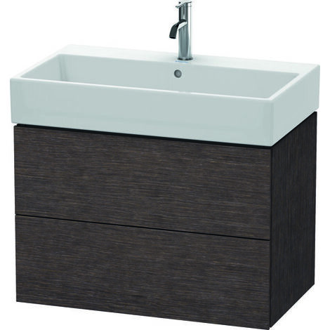 Duravit Meuble sous-lavabo L-Cube, suspendu, 2 tiroirs, 78,4 x