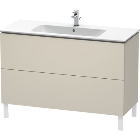 Duravit Meuble sous-lavabo L-Cube vertical, 2 tiroirs, largeur :