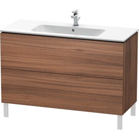 Duravit Meuble sous-lavabo L-Cube vertical, 2 tiroirs, largeur :