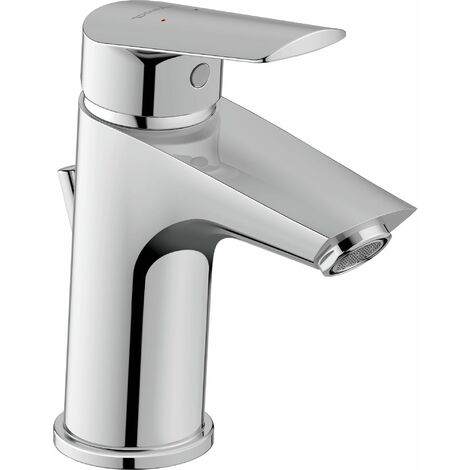 Duravit MinusFlow Mitigeur monocommande de lavabo S - Chromé Brillant - avec vidage - N11012001010