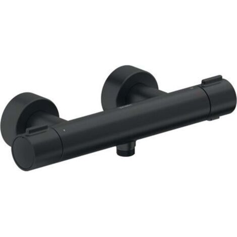 Duravit - Miscelatore doccia termostatico, nero opaco TH4220000046