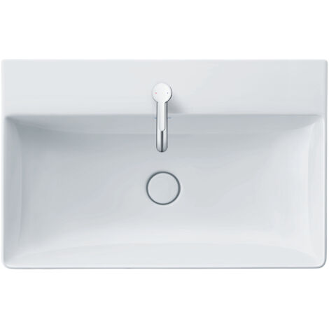 Duravit Möbelwaschtisch DuraSquare 800mm o. ÜL, mit HLB, 1 HL, weiß, 2353800041