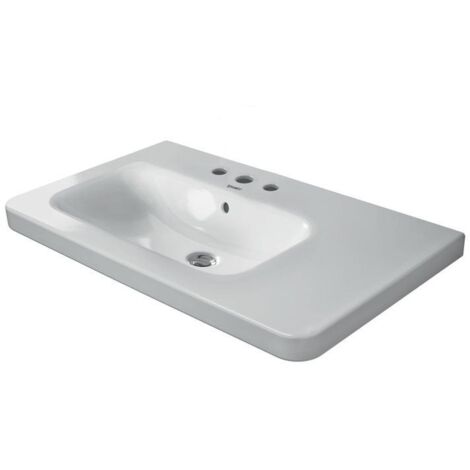 Duravit Möbelwaschtisch DuraStyle 80cm, mit Überlauf, mit