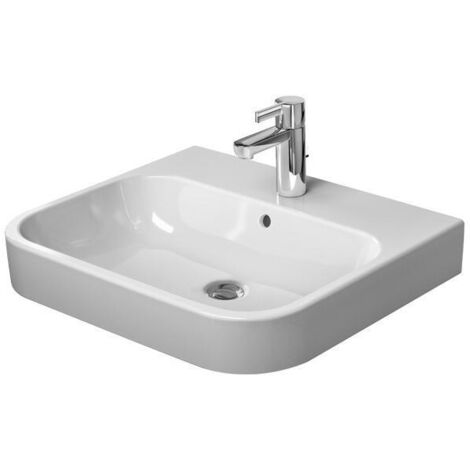 Duravit Möbelwaschtisch geschliffen Happy D.2 60cm mit Überlauf,