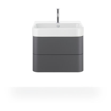 Duravit Möbelwaschtisch Happy D.2 60cm mit Überlauf, mit