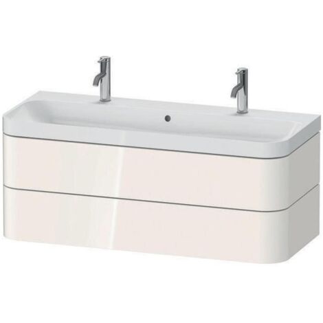 Duravit Möbelwaschtisch Happy D.2 Plus 117,5x49cm, 2 Schubk., taupe supermatt