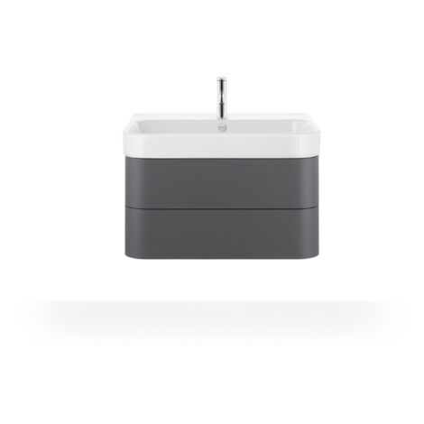 Duravit mueble lavabo Happy D.2 80cm con rebosadero, con bancada