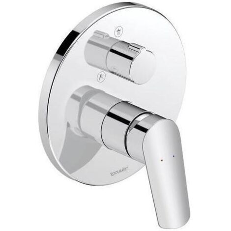 Duravit No.1 Einhebel-Brausemischer Unterputz, 2 Verbraucher,