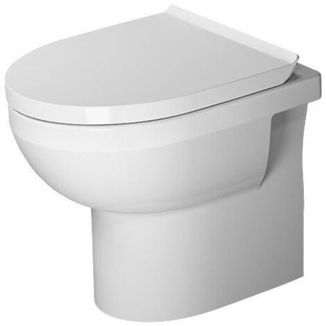 Duravit No.1 Stand-WC, rimless, 370x480mm, Abgang waagerecht,