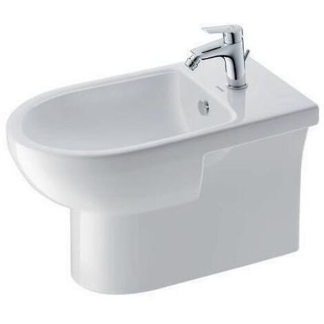 Duravit No.1 Standbidet, mit Überlauf, 1 Hahnloch, 365x650mm,