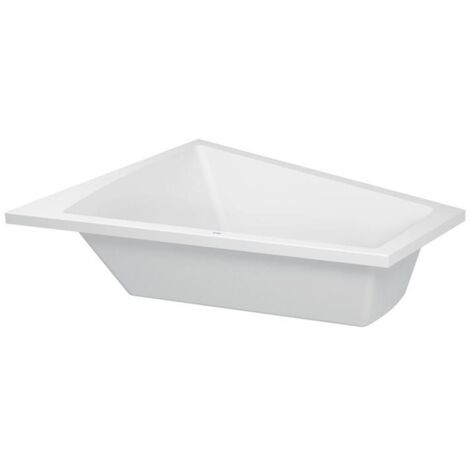 Duravit Paiova Einbau-Badewanne, Ecke links, 1800x1400mm, weiß,