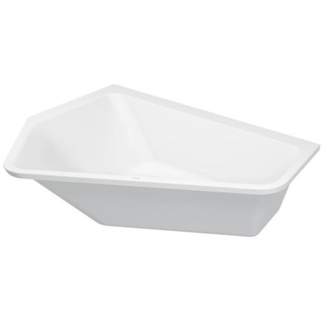 Duravit Paiova Fünfeck Badewanne, Ecke links, 2 Rückenschrägen,