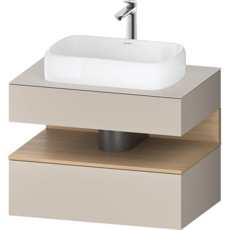 Duravit Qatego Konsolenwaschtischunterbau, 1 Auszug, 1