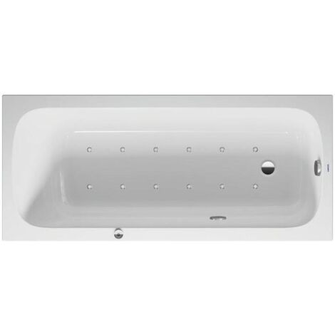 Duravit Quatego Whirlwanne, Einbauversion, 1 Rückenschräge,