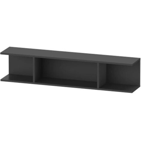 Duravit Regal Ketho.2 80x15x17cm, hor, 3 Fächer, graphit matt