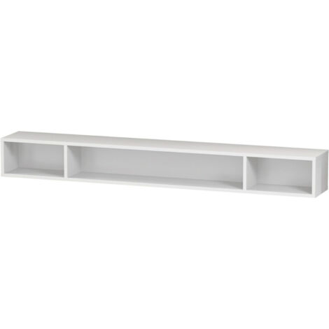 Duravit Regalelement L-Cube 100x14cm, Ei marm., 3 Fächer, horizontal