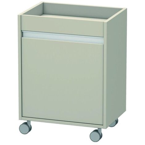 Duravit Rollcontainer Ketho 50x36x67cm, Tür rechts, Taupe
