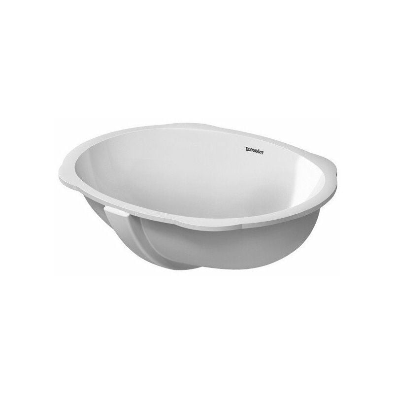 

SANTOSA lavabo empotrado con rebosadero sin orificio para grifería B 510x375mm sin orificio para grifería blanco - Duravit