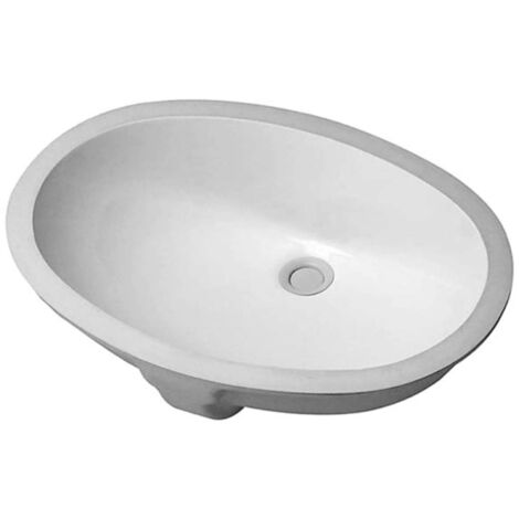 DURAVIT SANTOSA lavabo incasso con troppopieno senza foro rubinetto B 510x375mm senza foro rubinetto bianco