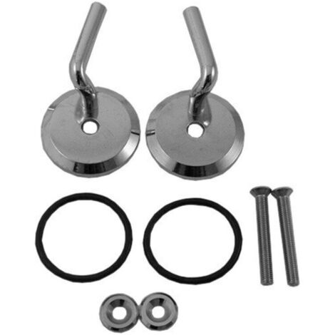 Duravit Scharnier-Set f Urinaldeck o. Absenkaut., Edelstahl