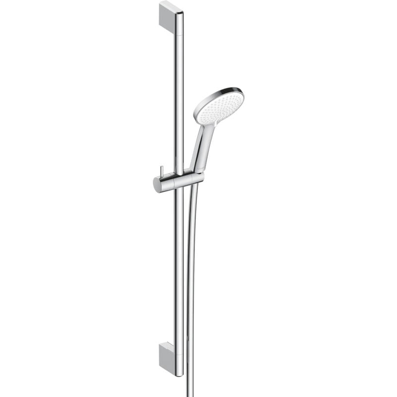 Système de douche universel Duravit, barre de douche (700 mm) avec douchette 3 types de jets (Rain, Intense Rain, Soft Rain) réglable en hauteur et
