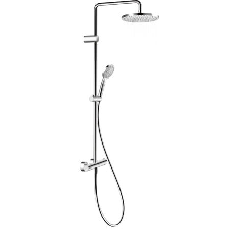 Duravit Shower Systems Duschsystem 1000, 2 Verbraucher, Chrom,