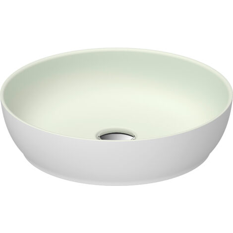 Duravit Sivida Aufsatzbecken rund, 400x400mm, ohne Hahnloch, ohne