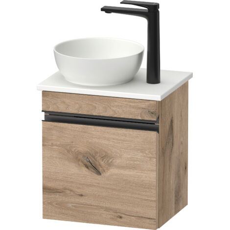 Duravit Sivida consola lavabo mueble, bisagra de puerta