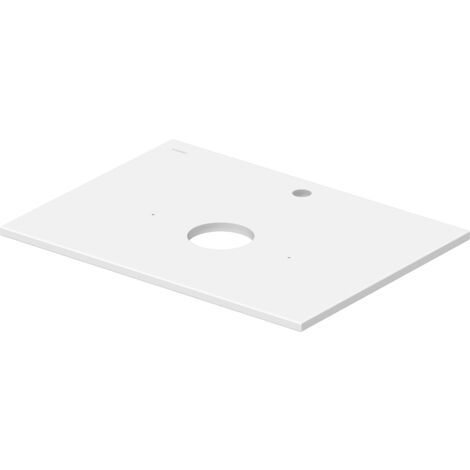 Duravit Sivida Konsole, 1 Ausschnitt mittig, 680x500mm,
