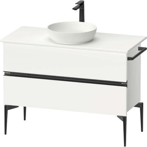 Duravit Sivida Konsolenwaschtischunterbau, 2 Schubkästen,