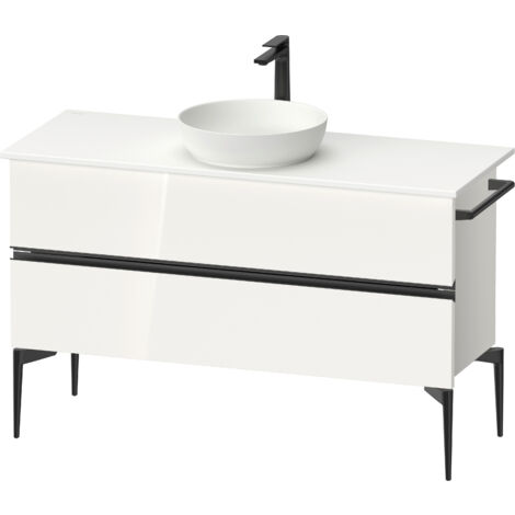 Duravit Sivida Konsolenwaschtischunterbau, 2 Schubkästen,